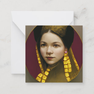 Anne Boleyn Flat Note Card