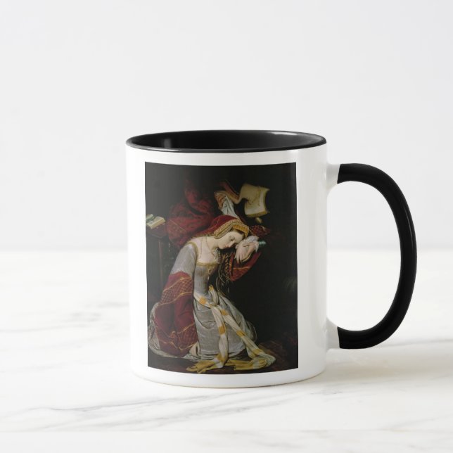 Anne Boleyn  in the Tower, detail, 1835 Mug (Right)