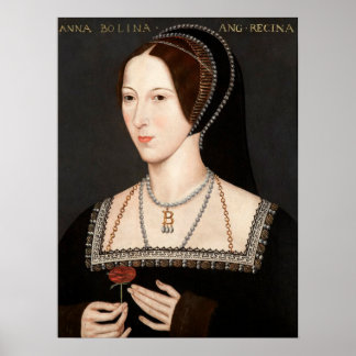 Anne Boleyn Portrait Poster