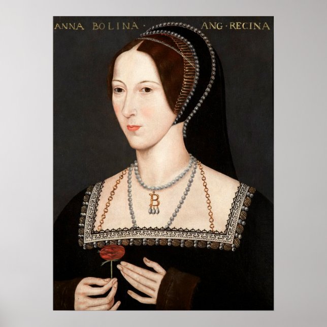 Anne Boleyn Portrait Poster (Front)