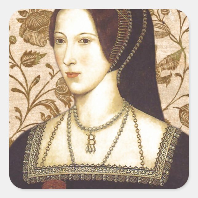 Anne Boleyn Square Sticker (Front)