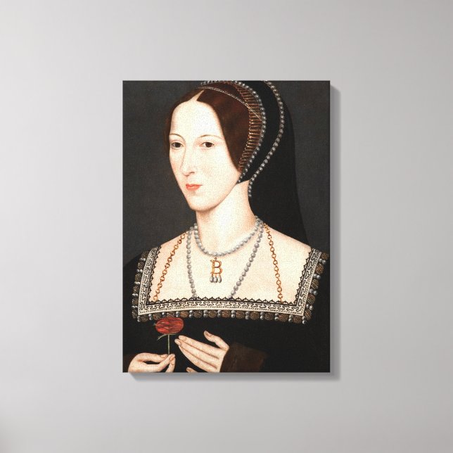 Anne Boleyn Tudor Queen Hever Castle   Canvas Print (Front)