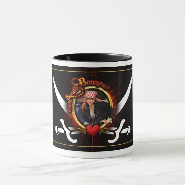 Anne Bonny Pirate Coffee Mug (Center)