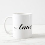 Anne Coffee Mug<br><div class="desc">Mug with the name "Anne"</div>