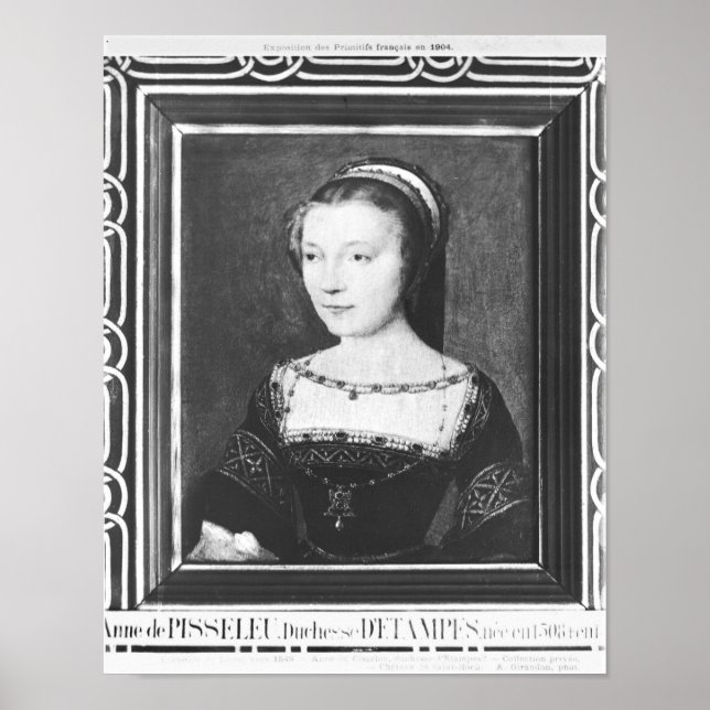 Anne de Pisseleu Duchess of Etampes, c.1448 Poster (Front)