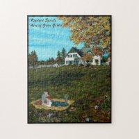 Anne de puzzle vert de 11x14 " de spiritueux