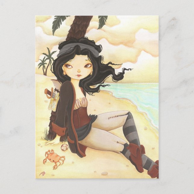 Anne - fairy pirate fantasy post card (Front)