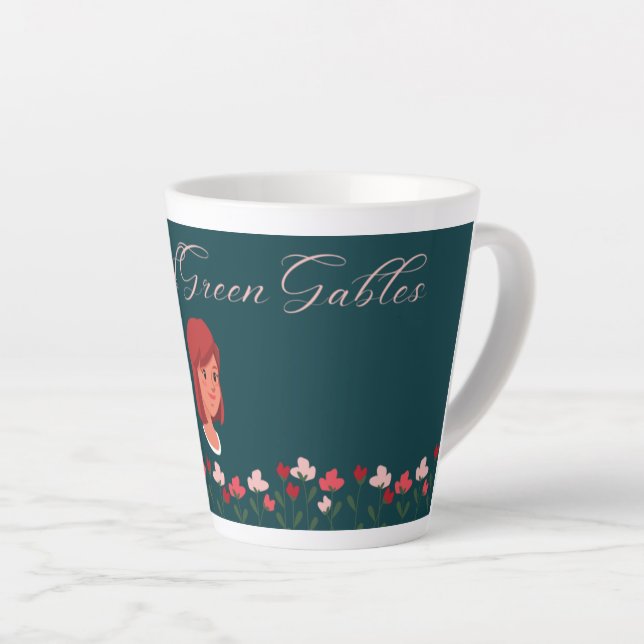 Anne Girl - Anne avec une tasse "E" (Angle droit)