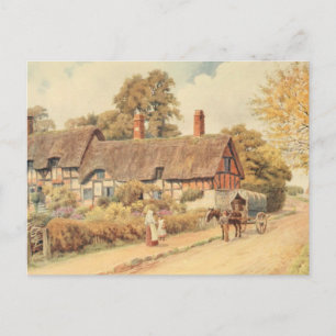 Anne Hathaway's Cottage III, Stratford-upon-Avon Postcard