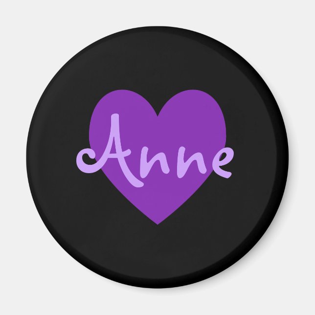 Anne in Purple Magnet (Front)