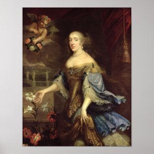 Anne-Marie d'Orleans  Duchess of Montpensier Poster