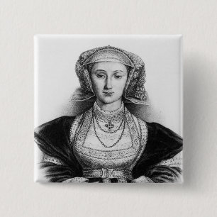 Anne of Cleves 2 Inch Square Button