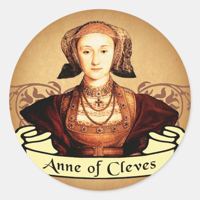 Anne of Cleves Classic Round Sticker (Front)