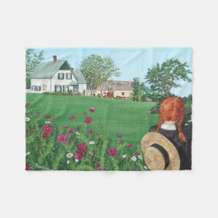 Anne of Green Gables Fleece Blanket, Small Blanket