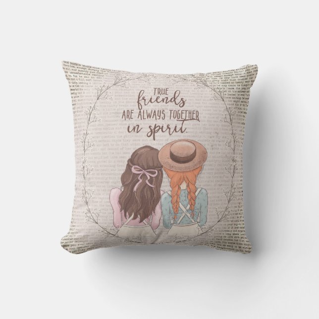 Anne of Green Gables - Friends Throw Pillow (Front)