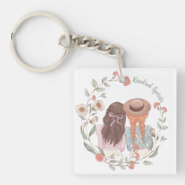 Anne of Green Gables Kindred Spirit key chain (Front)