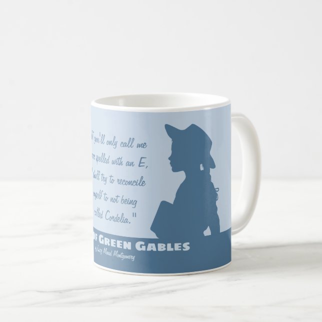 Anne of Green Gables Montgomery quotes Coffee Mug (Front Right)