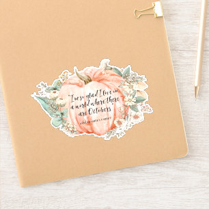 Anne of Green Gables October Quote