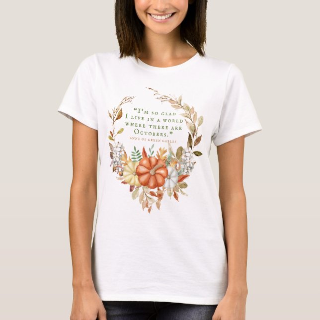 Anne of Green Gables October Quote | Women's shirt (Front)
