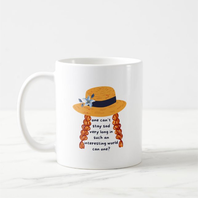 Anne Of Green Gables Shirley Book Quote Coffee Mug (Left)