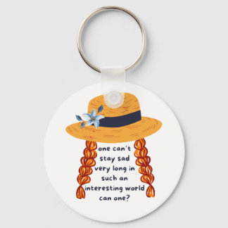 Anne Of Green Gables Shirley Book Quote Keychain