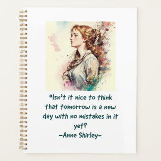 Anne of Green Gables watercolor print Planner