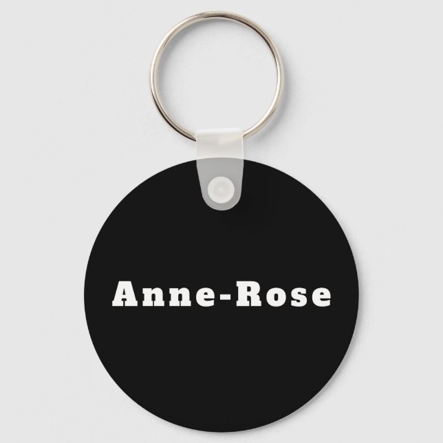 Anne-Rose Keychain (Front)