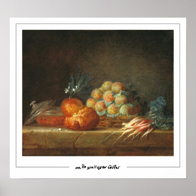 Anne Vallayer-Coster Zedign Art Poster #1 (Front)