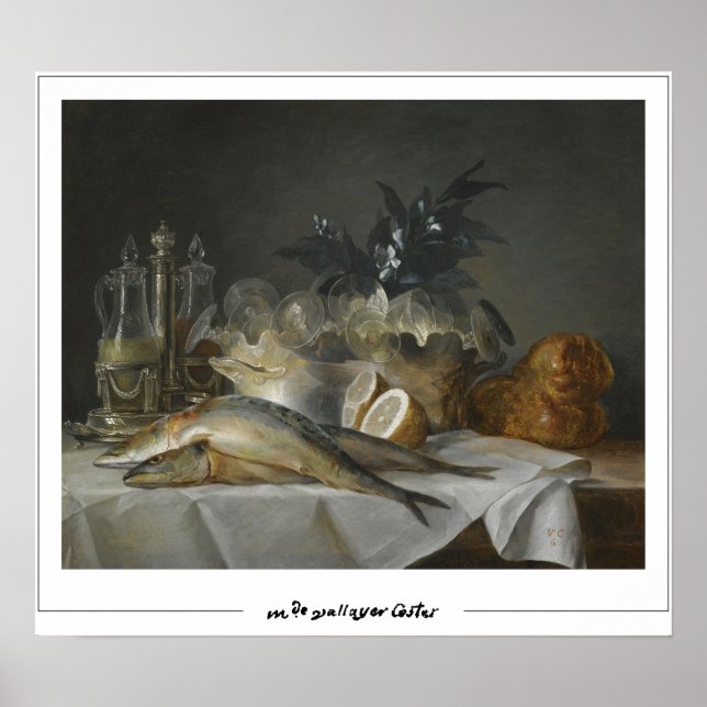 Anne Vallayer-Coster Zedign Poster d'art #2 (Devant)