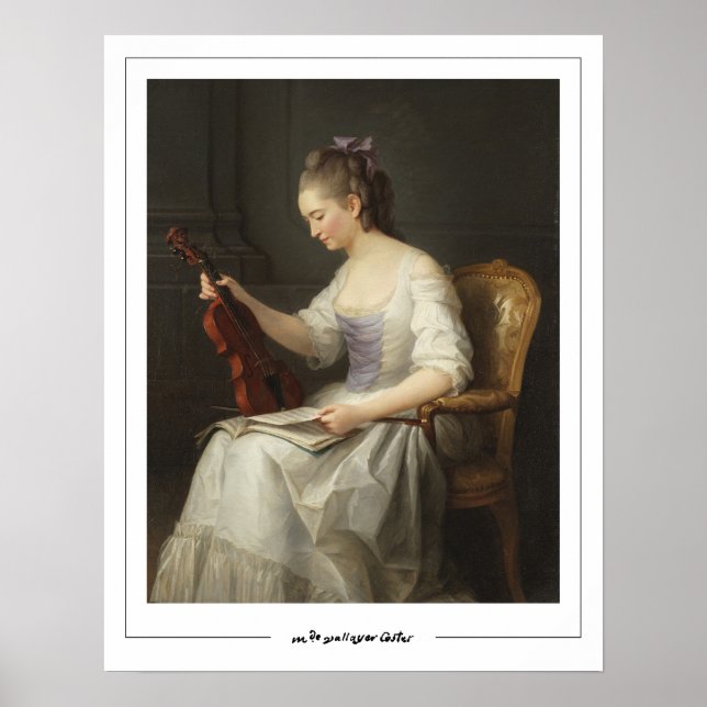 Anne Vallayer-Coster Zedign Poster d'art #3 (Devant)