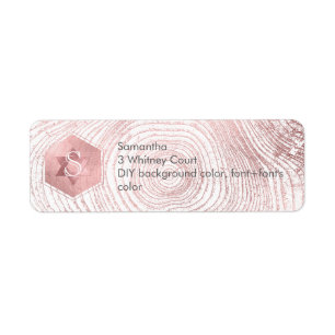 Anneaux d'arbre PixDezines, peigne d'or Rose Faux