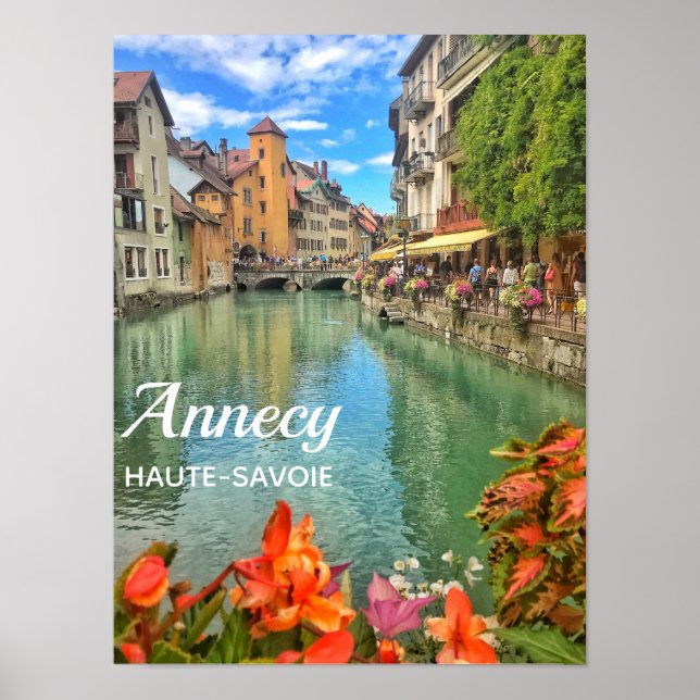 Annecy - Affiche Haute-Savoie (Devant)
