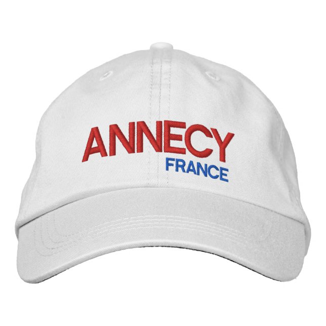Annecy, France Casquette ajustable personnalisé (Devant)