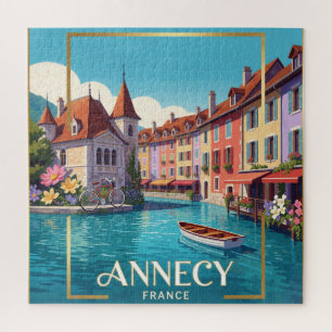 Annecy France Historic Travel Jigsaw Puzzle