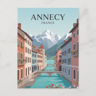 Annecy France Postcard