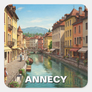 Annecy France  Square Sticker