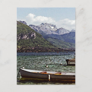 Annecy Lake with Mountains in the Background Postcard