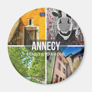 Annecy, Magnet rond Haute-Savoie