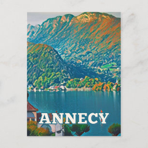 Annecy Photo Vintage Postcard