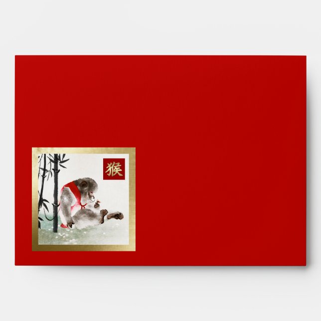 Année chinoise des enveloppes singes (Devant)