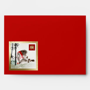 Année chinoise des enveloppes singes