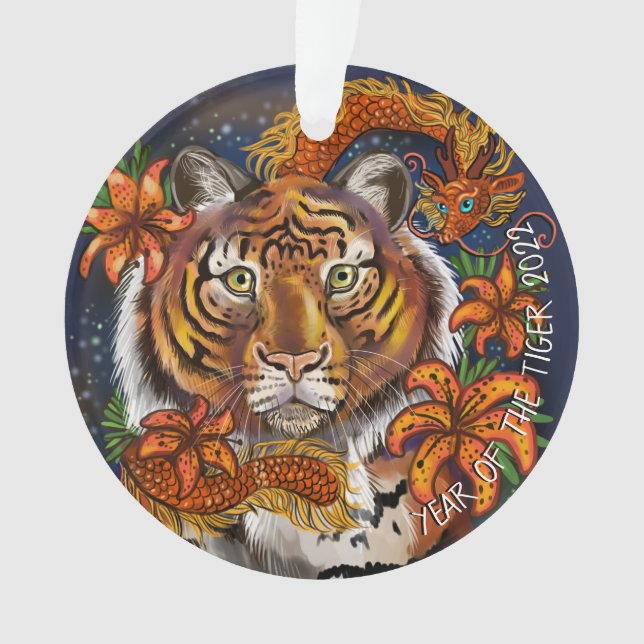 Année chinoise du zodiaque du Tigre (devant)