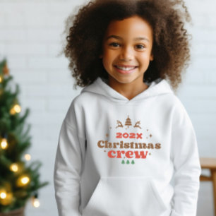 Année customisée Noël Crew Enfants sweat - shirt à