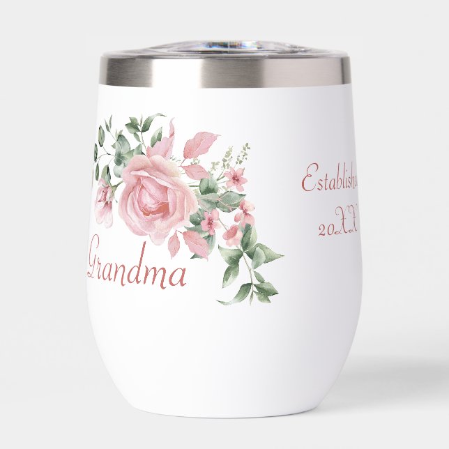 Année de grand-mère établie Roses roses roses pers (Avant)