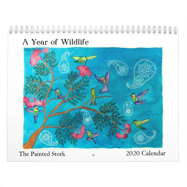 Année de la faune - 2020 calendrier illustré du mu (Protection)