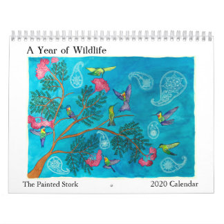 Année de la faune - 2020 calendrier illustré du mu