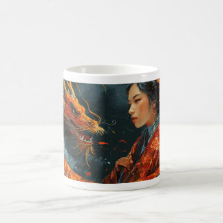 Année De La Mug De Café Dragon