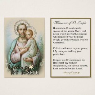 Année de la prière commémorative Saint-Joseph Cath