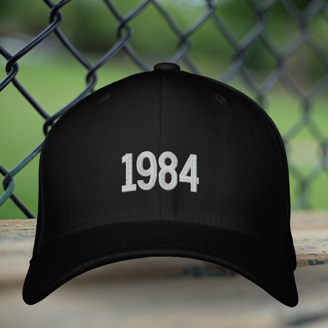 Année de naissance papa Casquette brodé, Casquette (Créateur téléchargé)