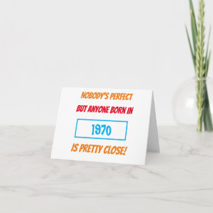 Année drôle Carte d'anniversaire de naissance pour